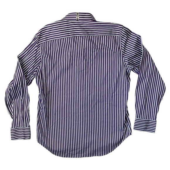 Robert Graham X Purple Striped Long Sleeve Button Down Shirt Large - Picture 2 of 6